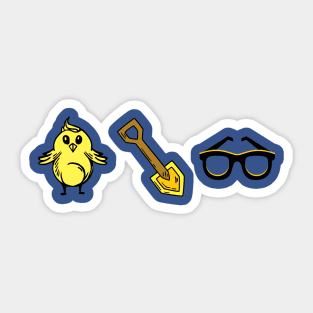 Funny Chicks Dig Nerds Sticker